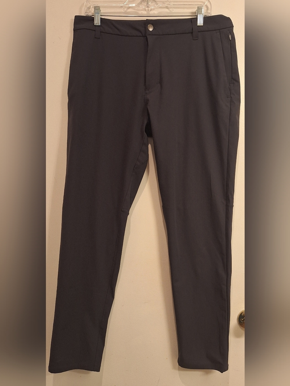 Lululemon Commission 5 Pocket Dark Gray Pants Men's Size 34x31 Performance